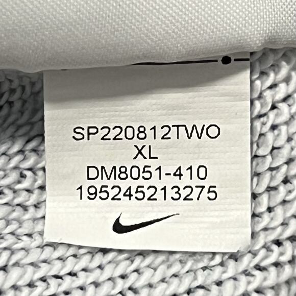 Nike Hoodie Boys XL Blue All Over Print AOP Zip Pocket Pullover Sweatshirt - Picture 11 of 13